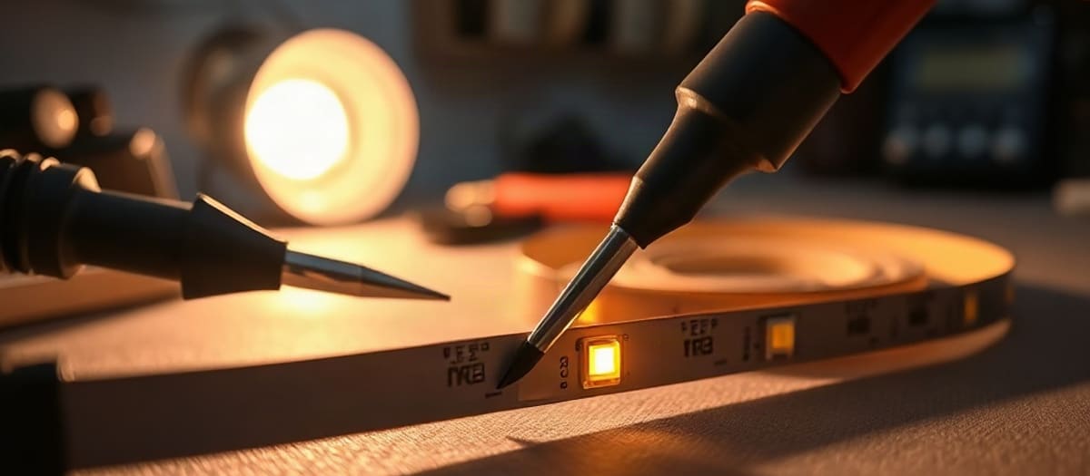 Ruban LED qui ne s'allume plus : comment le tester et le réparer